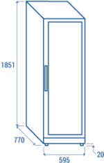 Cool Head Cave à vin réfrigérée CW 508 – Image 3