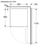 Série 2 Réfrigérateur Table top Blanc 2 – Image 2