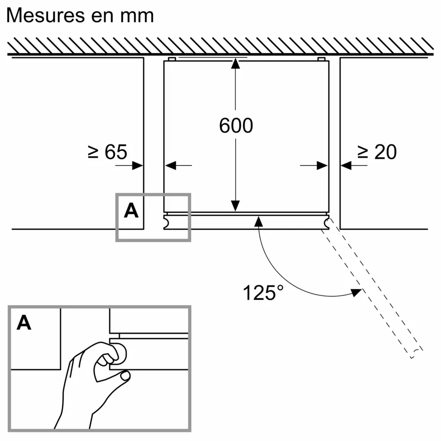 Série 4 Réfrigérateur combiné pose-libre 203 x 60 cm Acier brossé anti-traces, Total No Frost KGN392I1F – Image 4