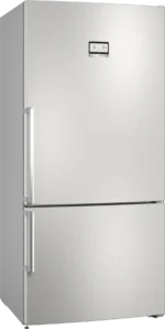 Série 6 Réfrigérateur combiné pose-libre 186 x 86 cm Acier brossé anti-traces, Total No Frost KGN86AIDR – Image 2