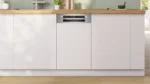 BOSCH- Série 2 Lave-vaisselle encastrable avec bandeau 45 cm Acier brossé