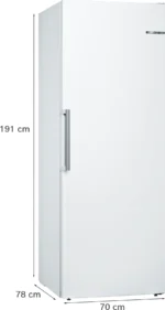 Série 6 Congélateur pose-libre 191 x 70 cm Blanc – Image 5