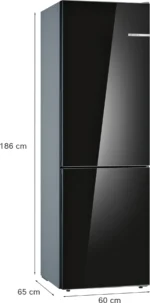 Série 4 Réfrigérateur combiné pose-libre 186 x 60 cm Noir KGV36VBEAS – Image 8