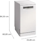 BOSCH-Série 4 Lave-vaisselle pose-libre 45 cm Acier brossé anti-traces – Image 14