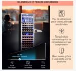 Klarstein Cave a Vin Encastrable, Caves à Vin de Conservation de 433L, Porte en Verre, Cave a Vins à Double Zone, Bar Int/Ext, Frigo Vin Bizone, Cave a Vin de Vieillissement, Cave à Vin 165 Bouteilles – Image 5