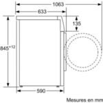 Lave linge hublot BOSCH WAN2828SFR Serenity Série 4 – Image 3