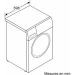 Lave linge hublot BOSCH WGG254FSFR Serenity – Image 3