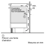 Table à induction 80 cm sans cadre PVS831HC1E – Image 11