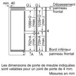 Série 6 Réfrigérateur combiné intégrable 177.2 x 55.8 cm charnières pantographes – Image 14