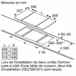Domino électrique 30 cm avec cadre PKF375FP2E – Image 8
