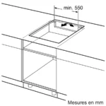 Table à induction 60 cm sans cadre PUJ611BB5E – Image 8