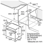 Four encastrable 60 x 60 cm Noir HBG7721B1F – Image 17