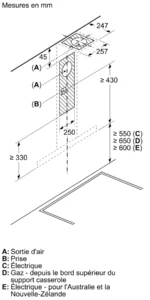 Hotte murale 60 cm Inox DWB66FM50 – Image 9