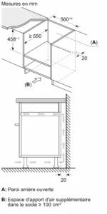 Four combine micro-ondes avec hot air 60 x 45 cm Inox CMA585GS1 – Image 10