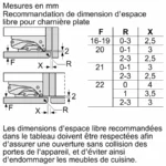 Série 6 Réfrigérateur intégrable avec compartiment congélation 157.8 x 55.8 cm charnières pantographes – Image 17