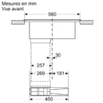 Table induction aspirante 70 cm sans cadre PVQ711H26E – Image 24