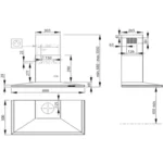 Hotte décorative murale							ROBLIN				LOTUS 900 INOX – Image 4