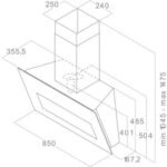 Hotte décorative îlot							AIRLUX				AHIBF971IX îlot – Image 3