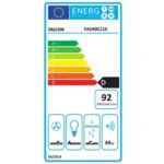 Hotte décorative murale							FALCON				BADGE 110 CM EVAC / RECYCL ARDOISE CHROM – Image 2