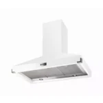 Hotte décorative murale							FALCON				PKR110 SUP EXT BLANC POLAIRE NICKEL