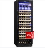 Klarstein Cave a Vin Encastrable, Caves à Vin de 433L avec une Porte en Verre, Cave a Vins à Zone Unique, Bar Intérieur/Extérieur, Frigo Vin, Cave a Vin de Vieillissement, Cave à Vin 165 Bouteilles – Image 2