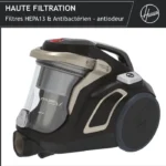Aspirateur Traineau Sans Sac - HOOVER - HP720PET - 850 W - 68 dBA - Cassette 2 L - Spécial parquet et animaux – Image 2