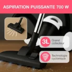 Aspirateur traîneau sans sac VC10WBAX2 Oceanic – Image 3