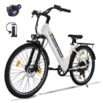 AVDLEU Vélo Électrique 26" - Moteur 500W -Batterie 48V/10.4Ah - 25 km/h Max - 85KM Max - Shimano 7 vitesses