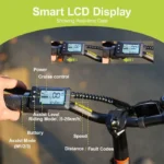 AVDLEU - Vélo Électrique Pliable - Roues 16" - Moteur 250W 25km/h - Batterie 36V 11.4Ah - Autonomie 40-80km (Mode ASSIST) - Noir – Image 3