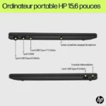 PC Portable HP 15-fd0167nf - Windows 11 - 15,6" FHD - Intel N100 - RAM 8Go - Stockage 256Go SSD - AZERTY – Image 7