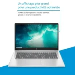 PC Portable HP 17-cn3013nf - Windows 11 - 17,3" HD+ - Core i3-N305 - RAM 8Go - Stockage 512Go SSD - AZERTY – Image 6