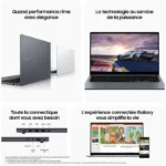 PC Portable - SAMSUNG - Galaxy Book4 - 15,6'' - Intel Core i5 1335U - 8 Go RAM - 256 Go SSD - Gris - Windows 11 – Image 6