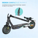 RCB R19 Trottinette électrique Adulte Pliable 10" APP, 400W, 35KM,Batterie 36V 10.4 Ah – Image 4