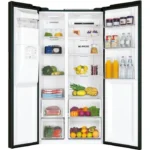 Réfrigérateur américain - HAIER - SBS 90 Series 3 HSR3918EIPB - Classe E - 515 L - 180 x 90 x 65,9 cm - Noir – Image 5