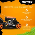 Tondeuse à Gazon Thermique FUXTEC 146 cm³ 46 cm – Poussée, Bac 50L – Modèle FX-RM4646ECO 3,5 CV – Image 4