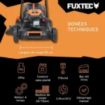 Tondeuse thermique autotractée 51cm 170cm3 - FUXTEC FX-RM5170 - 60 L Easy Clean – Image 2