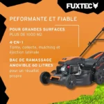Tondeuse thermique autotractée 51cm 170cm3 - FUXTEC FX-RM5170 - 60 L Easy Clean – Image 5