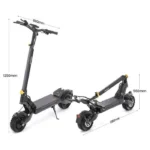 Trottinette Électrique Ausom L2 - Moteur 1100W*2 - Max 70km - 10" – Image 6