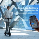 Trottinette Electrique Pliable iScooter E9 pour Adulte, 30KM, 350W, 7.5Ah, Pneus 8.5" – Image 2