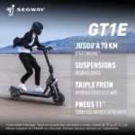 Trottinette électrique - SEGWAY - GT1E - 1500 W - 11" - Autonomie jusqu'à 70 km - 20 AH – Image 2