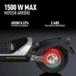 Trottinette électrique - SEGWAY - GT1E - 1500 W - 11" - Autonomie jusqu'à 70 km - 20 AH – Image 3