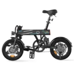 Vélo électrique pliable léger EB1 14" - Moteur 250 W - Batterie 36 V 7,8 Ah - 3 vitesses - 150kg - Autonomie 30-40 km - Noir – Image 2
