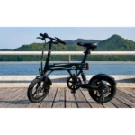 Vélo électrique pliable léger EB1 14" - Moteur 250 W - Batterie 36 V 7,8 Ah - 3 vitesses - 150kg - Autonomie 30-40 km - Noir – Image 6