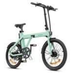 Découvrez le vélo électrique ENGWE P20 – Puissance de 250 W, batterie 36 V 9,6 Ah, autonomie de 100 km, avec freins à disque hydrauliques. – Image 4