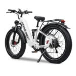 Vélo électrique RZOGUWEX S9, batterie 48 V 25 Ah, moteur 1000 W, pneus 26 pouces, autonomie 40-60 km, charge maximale 200 kg – Noir et blanc – Image 6