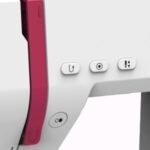 Bernette Sew&GO8 Machine à coudre ordinateur avec 197 programmes de couture, bras libre, écran multifonction, couture, patchwork, matelassage, White – Image 5