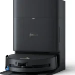 ECOVACS DEEBOT X9 PRO OMNI Robot Aspirateur Laveur, Aspirateur Robot 16600Pa, Ultra-fin, Technologie BLAST, Auto-nettoyage instantané OZMO ROLLER, ZeroTangle3.0, TruEdge2.0, Lavage à l’eau chaude,Noir