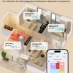 Vexilar Robot Aspirateur Laveur 5000Pa,Cleanova W11 Aspirateur avec Vidange Automatique Poussière,Navigation LiDAR avec Cartographie,180min,Connecté par Alexa/APP,Idéal pour Tapis Poils d’animaux – Image 4