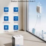 ECOVACS WINBOT W2 Pro Omni Robot Nettoyeur de vitres avec Station Multifonction, se Recharge Pendant Le Fonctionnement, buse à Triple Embout, système de Protection à 12 Niveaux – Image 4