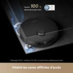 DREAME L40s Pro Ultra Robot Aspirateur, 19 000 Pa, Brosse Double HyperStream, Franchit 4 cm, Brosse latérale extensible et relevable, Nettoyage à la serpillière à l’eau chaude à 75°C,Auto-nettoyant3.0 – Image 9